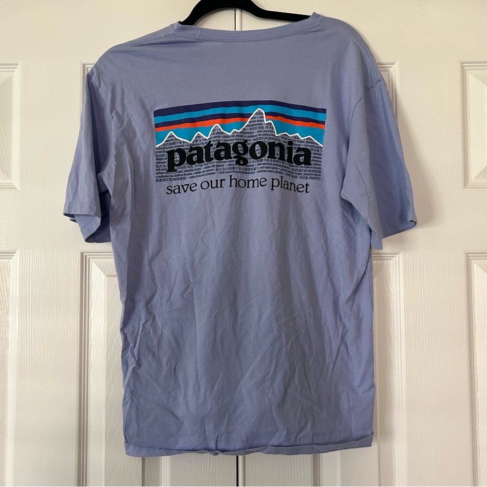 Patagonia Purple Graphic T Shirt
